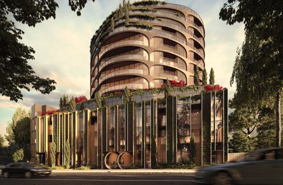 A new look for Shiel Street. Planning image: Elenberg Fraser City of Melbourne field three high quality development applications