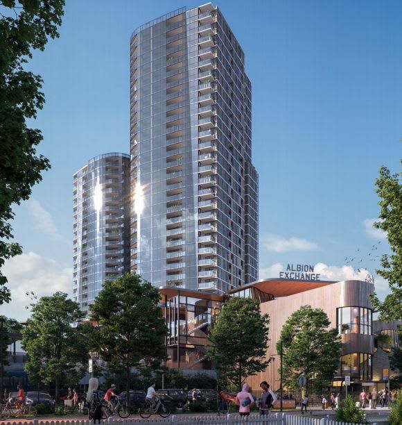 Residential towers will play their part in the development. Image: Hames Sharley Albion Station's supersized transit oriented development revealed