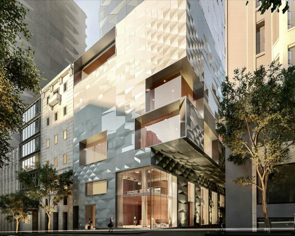 Exhibition Street perspective. Planning image: Bates Smart CoM moves to provide clearance for 63 Exhibition's lofty ambitions
