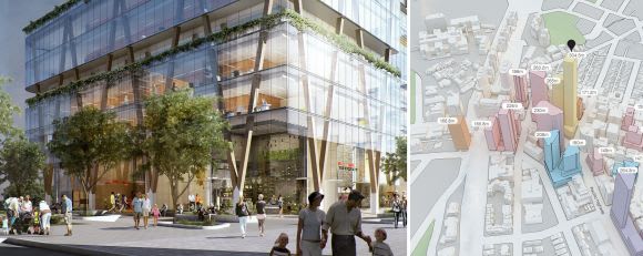 601 Pacific Highway and within an emerging built form context. Planning image: Architectus Stockland plans to supersize its St Leonards renewal opportunity