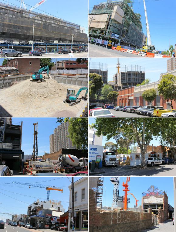 All Collingwood projects currently under construction Hot or what? The Collingwood apartment juggernaut rolls on