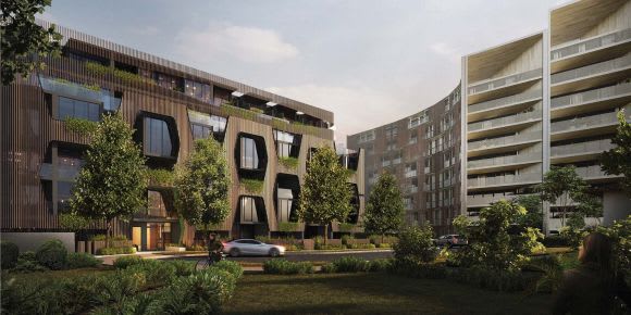 Briar Court frontage. Image: Hayball Ring a ding-ding! Doncaster's largest development site edges toward fruition
