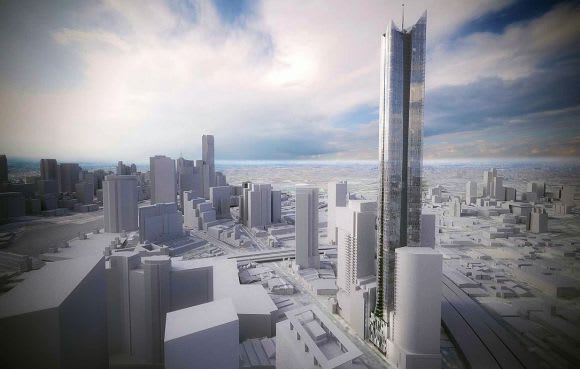 295 City Road. Image © Tim Kirkhope One up, one down in the residential tower stakes