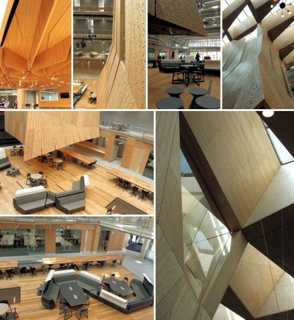 Various internal aspects Red + Black Review: Melbourne School of Design