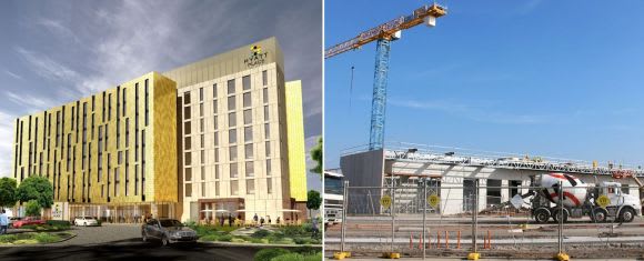 Hyatt Place is well into construction Melbourne's northern suburbs set for another major hotel