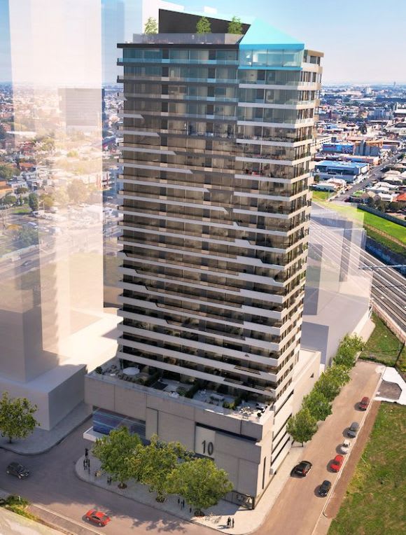 10 Moreland Street is available. Image courtesy Architecton 54-56 Clarke and 10 Moreland enter the already strong development site field