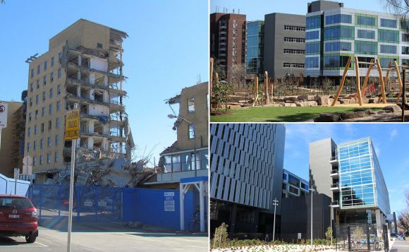 Then and now, the built form transportation of the former Royal Children's Hospital site Return to Royal Park