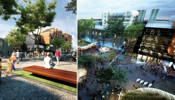 Concepts for Pentridge have come and gone in recent years, such as NH Architecture's above Coburg gains some long sought-after initiative