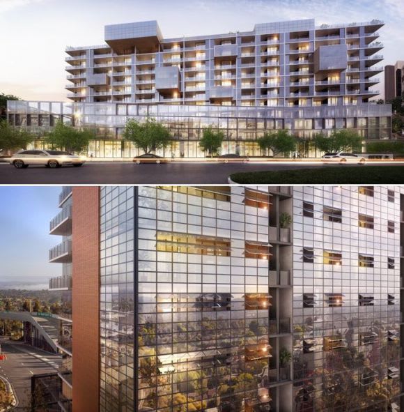 Exterior perspectives. Image courtesy K2LD Nest the latest at Doncaster Hill