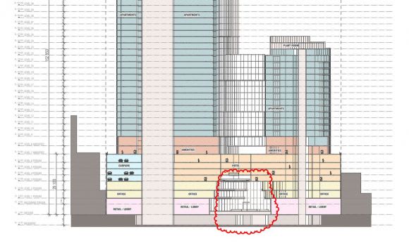Mixed uses on show across the development's lower levels A reworked super Southbank development edges closer to approval