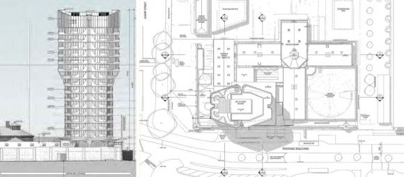 Planning image: Cox Architecture Pentridge's silver tower heralds further change within the historic precinct