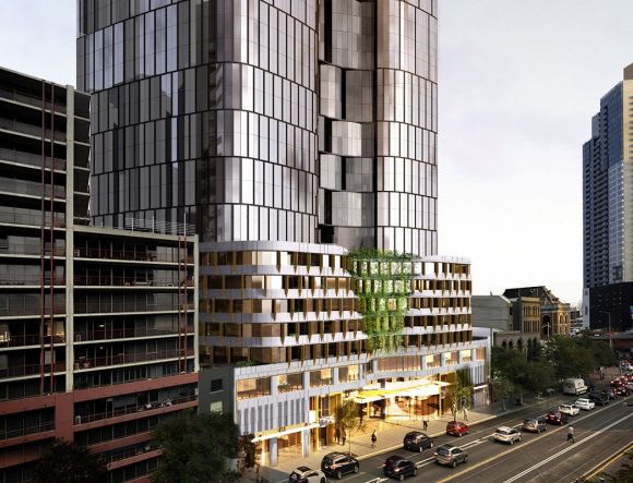 87-105 Queensbridge Street. Planning image: Fender Katsalidis 51-65 Clarke Street's approval leads the Southbank shuffle