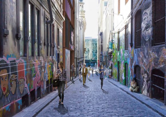 Original plans for an altered Hosier Lane - images courtesy of Scharp. The forum finds favour
