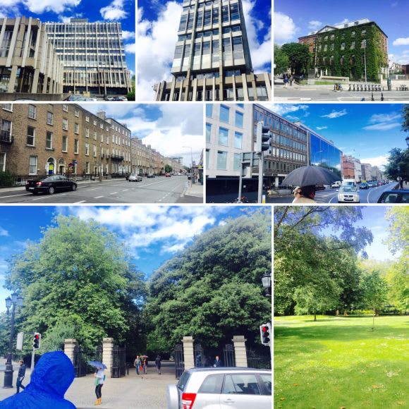 The Australian Embassy and surrounds. Notice the lack of sausage sizzle Winter Escape Episode III: Dublin