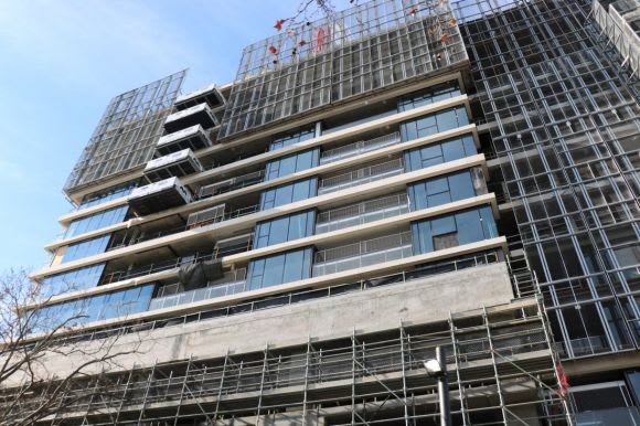 The Eastbourne... in East Melbourne - image: Mark Baljak A snapshot of Melbourne's construction - July 2018