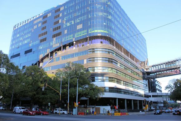 The north west aspect prior to the final exterior application VCCC a triumph of design