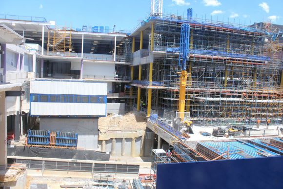 Work still continues on the complex A new public realm for Ringwood