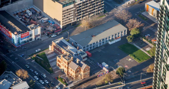 Former JH Boyd Site. Image: City of Melbourne Southbank's new Green Spine a step closer
