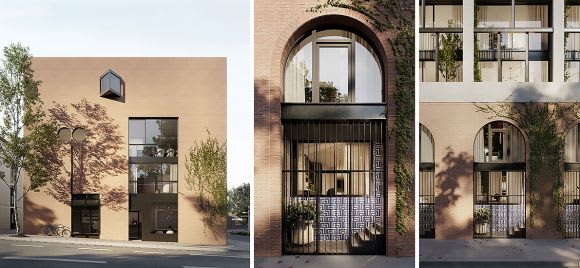 Brick in all its glory at Lothian Street. Images: Kennedy Nolan Brick to the Future for Lothian Street