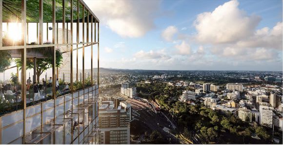 The design incorporates breathing floors to improve the working environment. Image: Woods Bagot Mirvac lands Suncorp for Brisbane's 0m Ann Street development