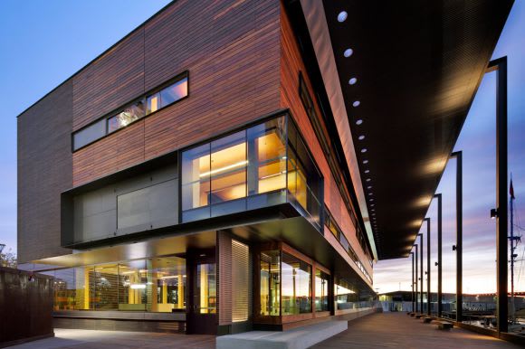 Library at The Dock. © Lend Lease Hayball enters the ranks of the World Architecture top 100 for 2015