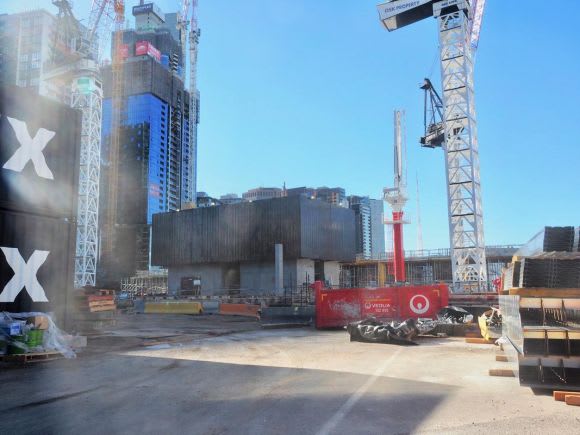 Melbourne Square Stage One. Image: urban.com.au user redden Southbank Construction Overview - August 2018