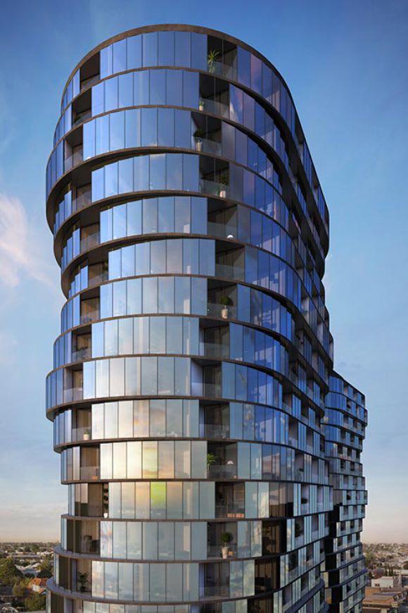 Artist's impression of the development. Image courtesy KUD Council apprehensive over the revamped 939-apartment 8 Hopkins Street