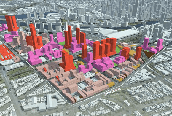 Montague build-out diagram - Urban Design Strategy Fishermans Bend's Urban Design Strategy - visuals