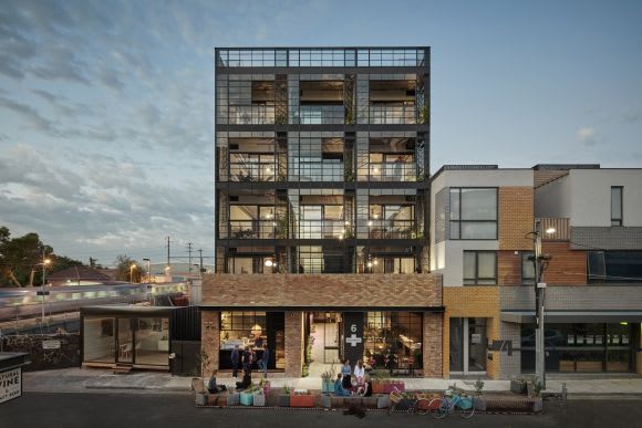 Breathe Architecture's Nightingale 1 took home the Allan and Beth Coldicutt Award for Sustainable Architecture. Image: Peter Clarke The Victorian Architecture Awards 2018: Winners announced