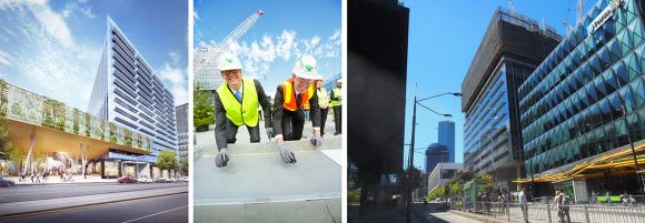 One Melbourne Quarter has become the first of Lendlease's buildings to top out. Images : Lendlease | redden Is 2018 the year of commercial for the Melbourne market?