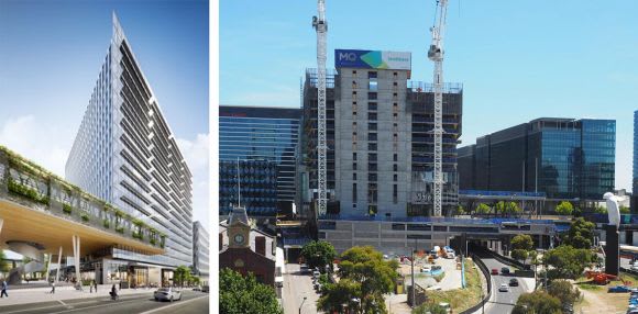 One Melbourne Quarter construction progress. Image : redden The current state of play at Lendlease's Melbourne Quarter