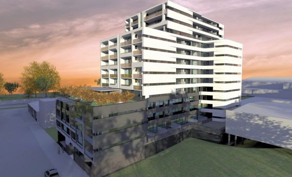 104-112 Haines Street North Melbourne. Image courtesy Plus Architecture Plus Architecture begins 2015 with a bang!