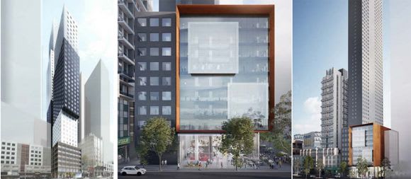 Scape's original scheme for 212-222 LaTrobe Street is on the backburner while it's proposal for 97 Franklin Street is awaiting a Ministerial decision. Images : DCM No Great (E)Scape for CUB Proposal