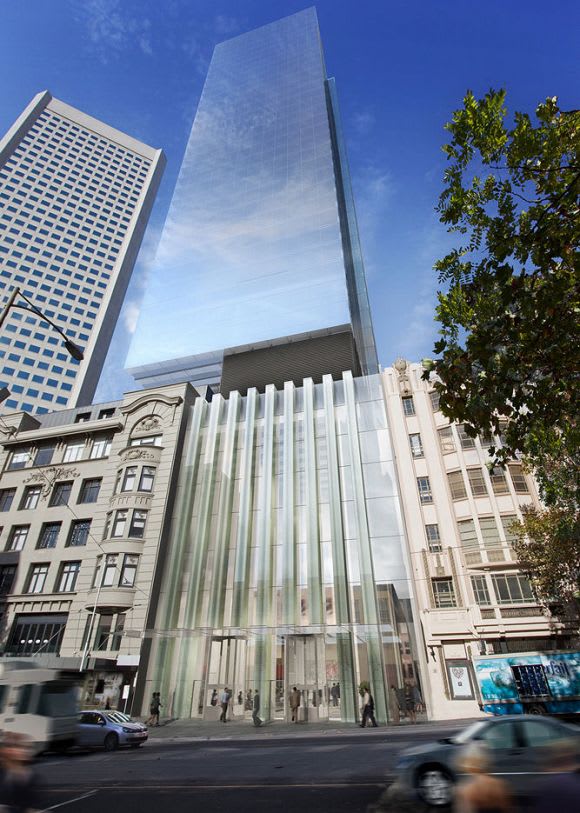 405 Bourke Street as per the development's website Billions in development headed toward construction
