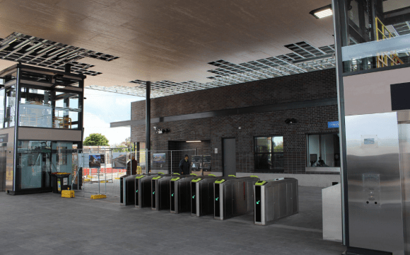 The almost-complete St Albans station concourse. Image © Daniel Bowen The new St Albans and Ginifer stations - in pictures