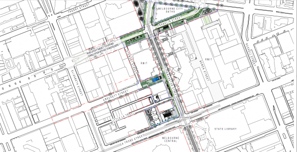 State Library Station Site Plan. Image: Cross Yarra Partnership Melbourne Metro Station names revealed as Development Plans are released