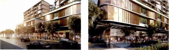 Street level activation to Swan Street and Burnley Street respectively. Image courtesy Elenberg Fraser Swan Street sizes up: 462-482 Swan Street, Richmond