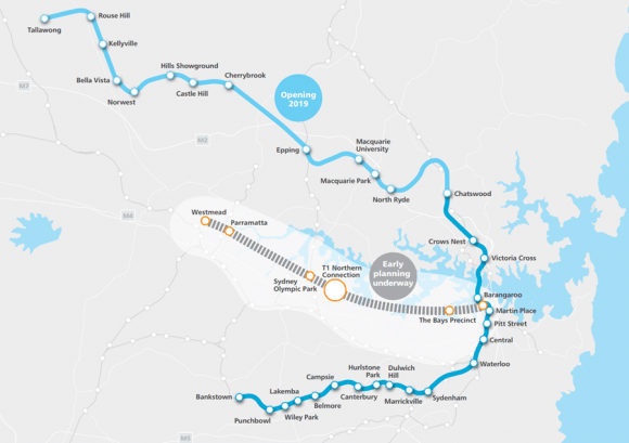 Overview of Sydney Metro - image: Planning NSW 50 kilometres of tunnel for the Suburban Rail Loop is not as eye-popping as you might think