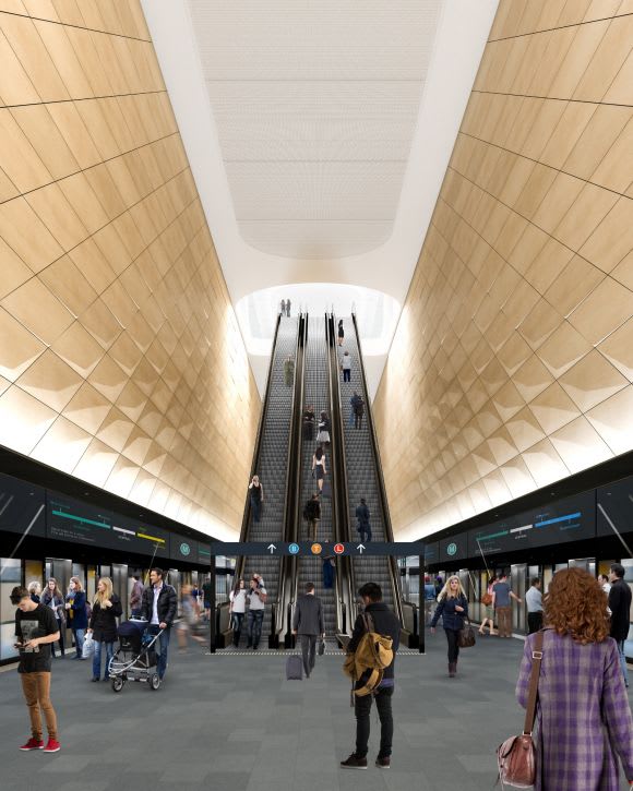 Sydney Metro platforms at Central Station - image: Transport for NSW Laing O'Rourke secures contract to transform Sydney's Central Station
