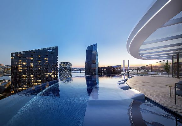 The Docklands Marriott will boast a 28m infinity pool. Image: Capital Alliance Icon Co Appointed to build Docklands Marriott