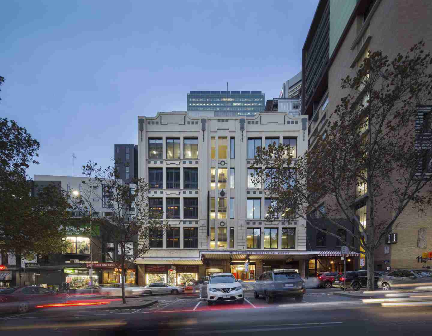 Melbourne Theosophical Society lists its Russell Street building