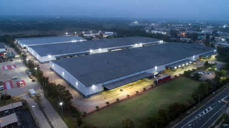 Forrester distribution centre secured by Shaw Fabrics