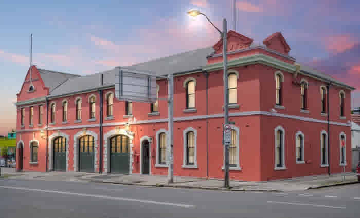 That's not a box! Entrepreneur Sascha Griffin selling converted fire station trophy home