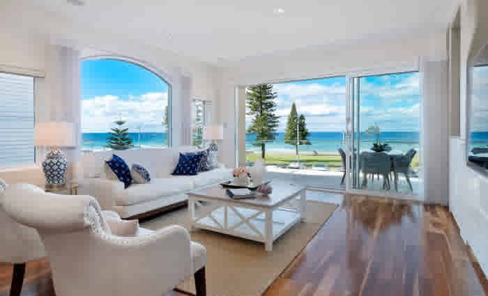 Rare standalone beachfront Manly trophy home listed