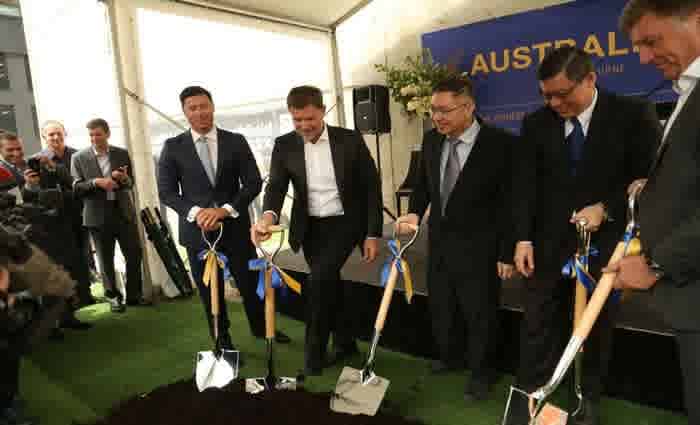 Australia 108 ground breaking ceremony