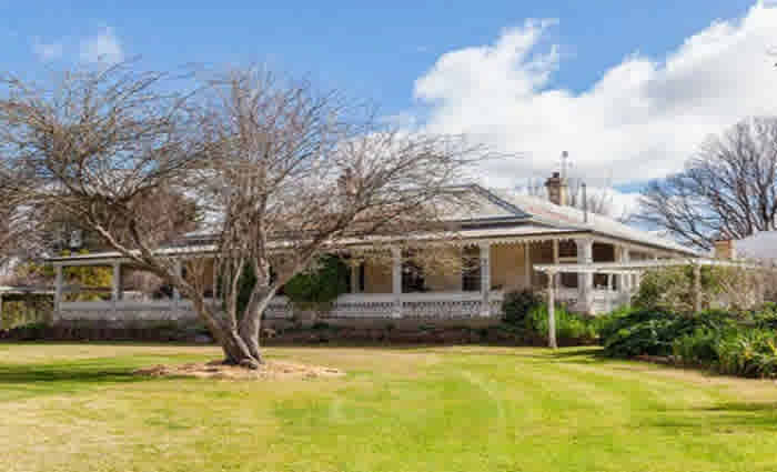Tongy, the Baillieu family homestead burnt  
