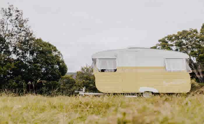 Former Block contestants Michael and Carlene sell Bumblebee, their vintage caravan
