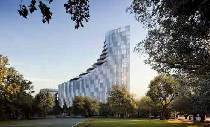 Architecturally-designed crystalline building approved in industrial Cremorne, Melbourne
