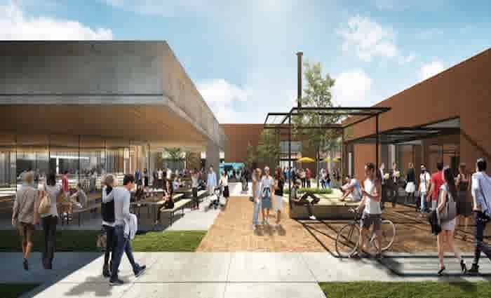 Stomping Ground Brewing Company sign 10 year lease at Morris Moor