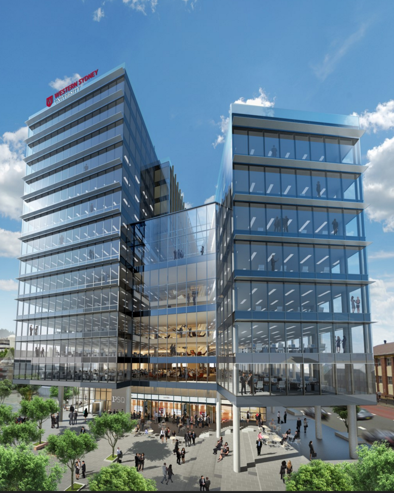 Western Sydney University and Charter Hall celebrate ‘topping out’ at $220 million campus project